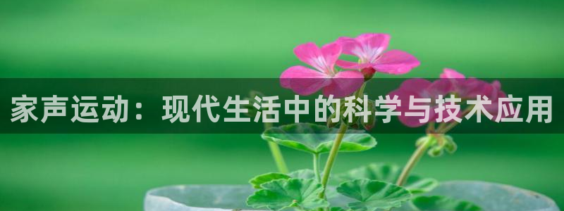 凯捷体育五金厂：家声运动：现代生活中的科学与技术应用
