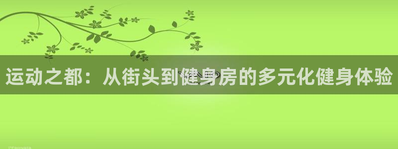 凯捷体育娱乐下载：运动之都：从街头到健身房的多元化健身体验