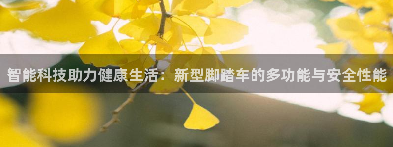 凯捷体育官方：智能科技助力健康生活：新型脚踏车的多功