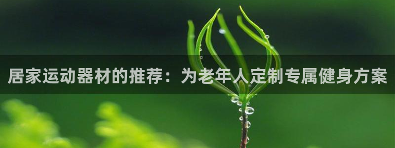 凯捷体育招商电话地址：居家运动器材的推荐：为老年人定
