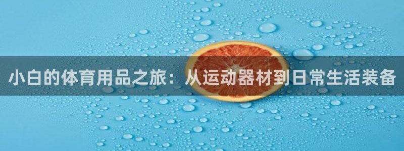 意昂集团官网：小白的体育用品之旅：从运动器材到日常生