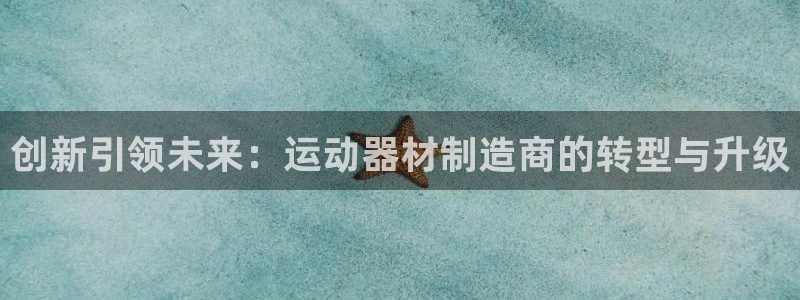 凯捷体育集团简介：创新引领未来：运动器材制造商的转型与升级