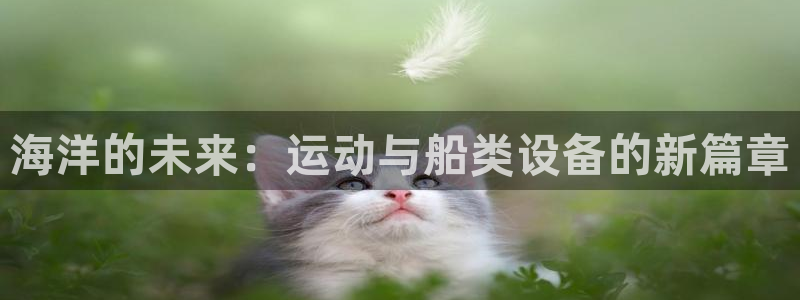 凯捷体育集团官网网址：海洋的未来：运动与船类设备的新