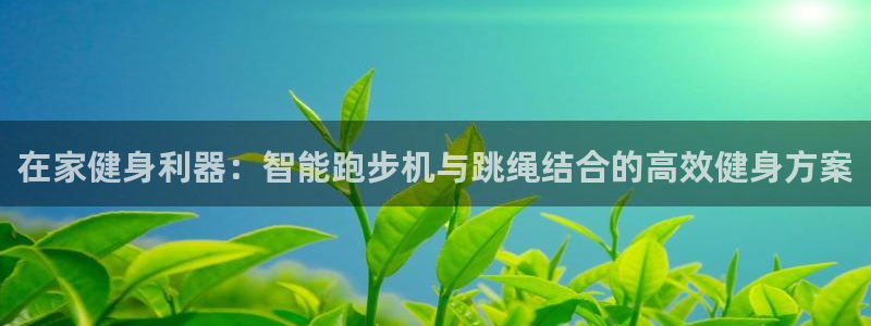 凯捷体育平台APP：在家健身利器：智能跑步机与跳绳结